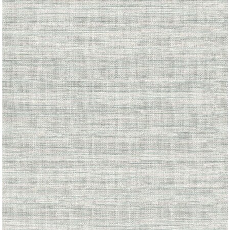 Manhattan Comfort Portsmouth Exhale Light Blue Texture 33 ft L X 205 in W Wallpaper BR4014-26461